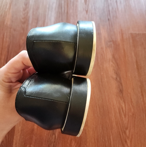 Jil Sander Black White Leather Oxford Lace Up Shoes - Picture 3 of 9